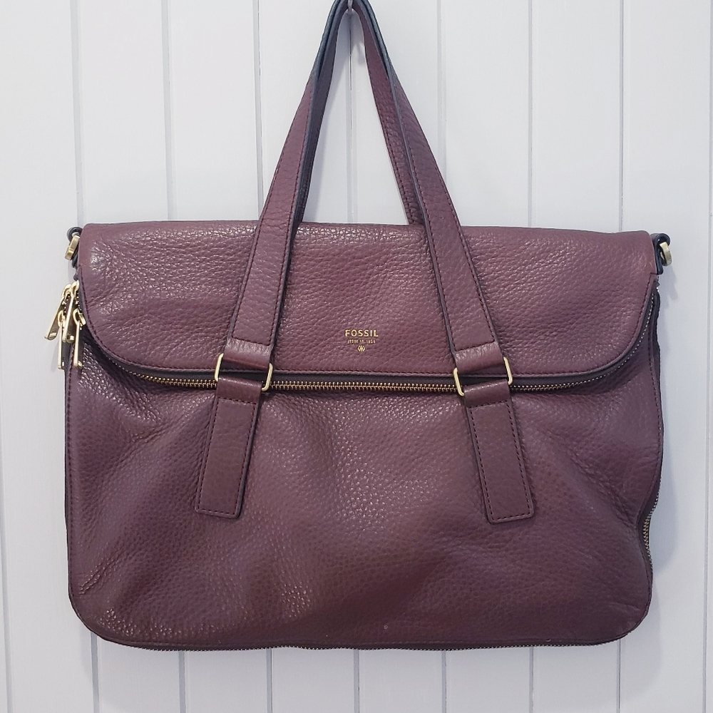 Fossil Large Preston Satchel tote Bag